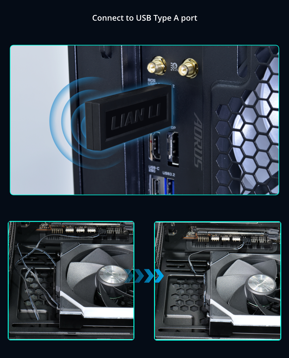 UNI FAN, SL WIRELESS, RGB, LCD, Reverse, Fan, Controller