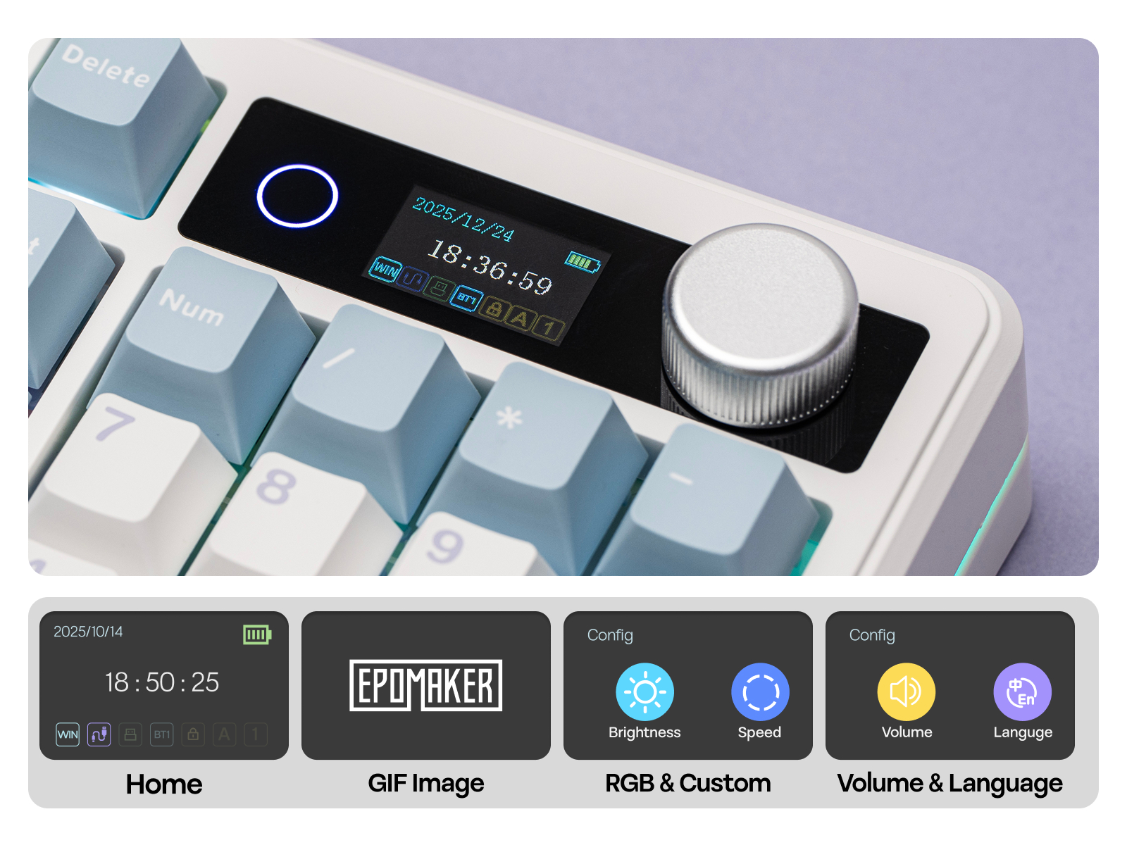 EPOMAKER TH99 PRO Multimedia Knob