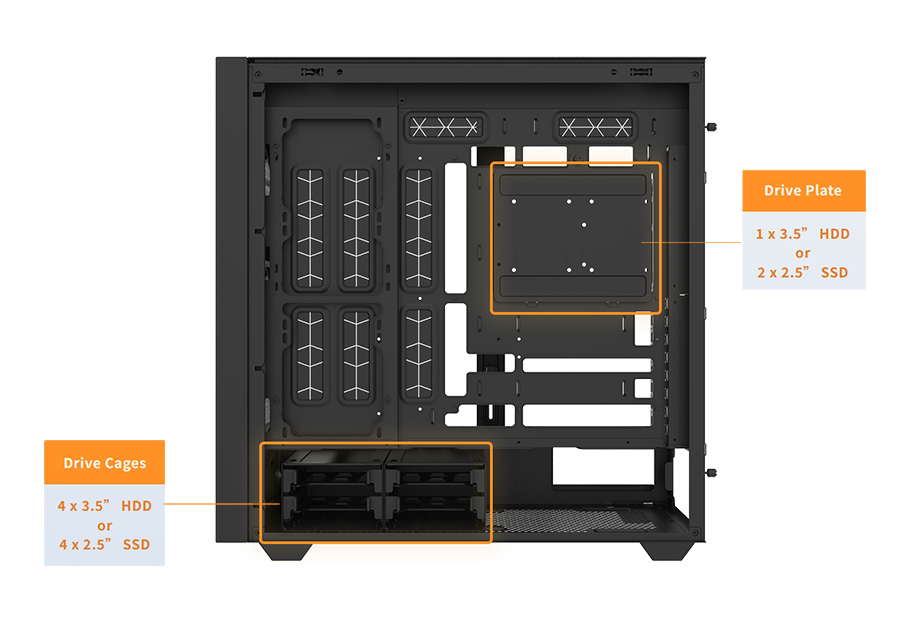 Thermaltake AX500 TG Full Tower Chassis