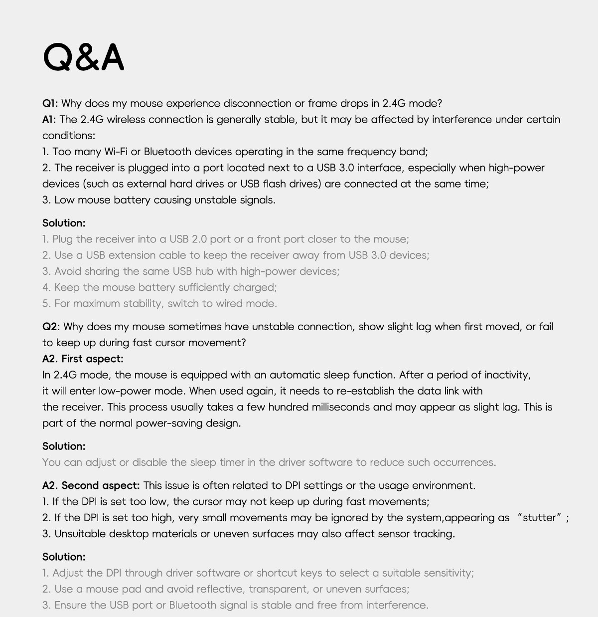 Q&A