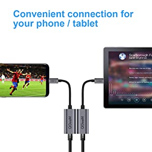 Convenient Connection for your Phone/Tablet