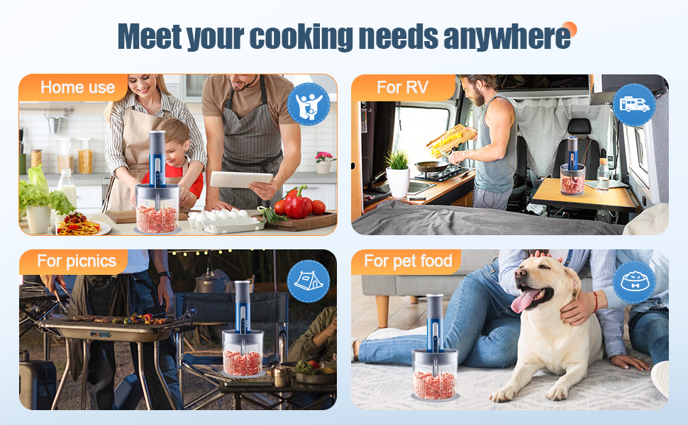 Meet your cooking needs anytime, anywhere
