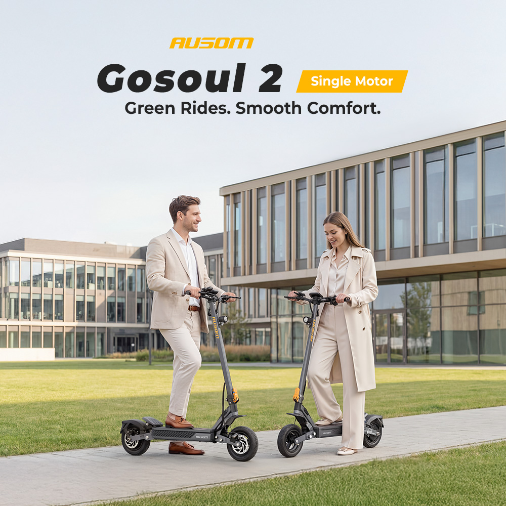 Ausom Gosoul 2 1100W Foldable Electric Scooter