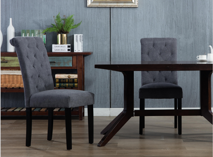 gray dining chairs