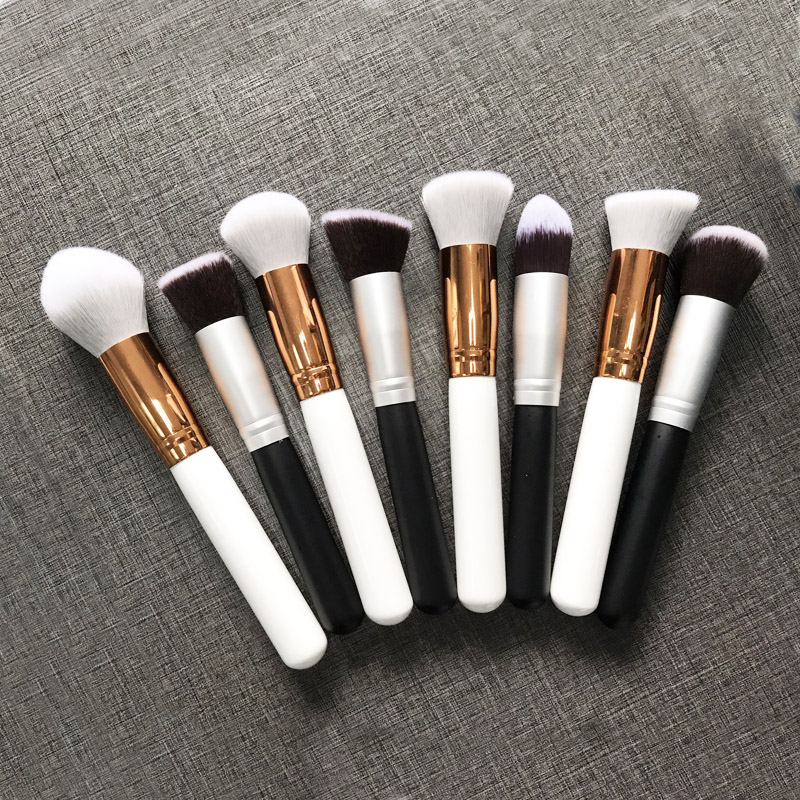 White Makeup Brush Set