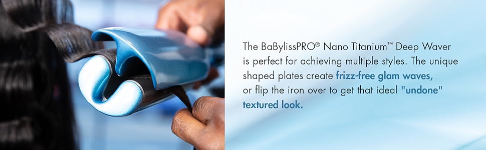 BaBylissPRO Nano Titanium™ Ionic Deep Waver
