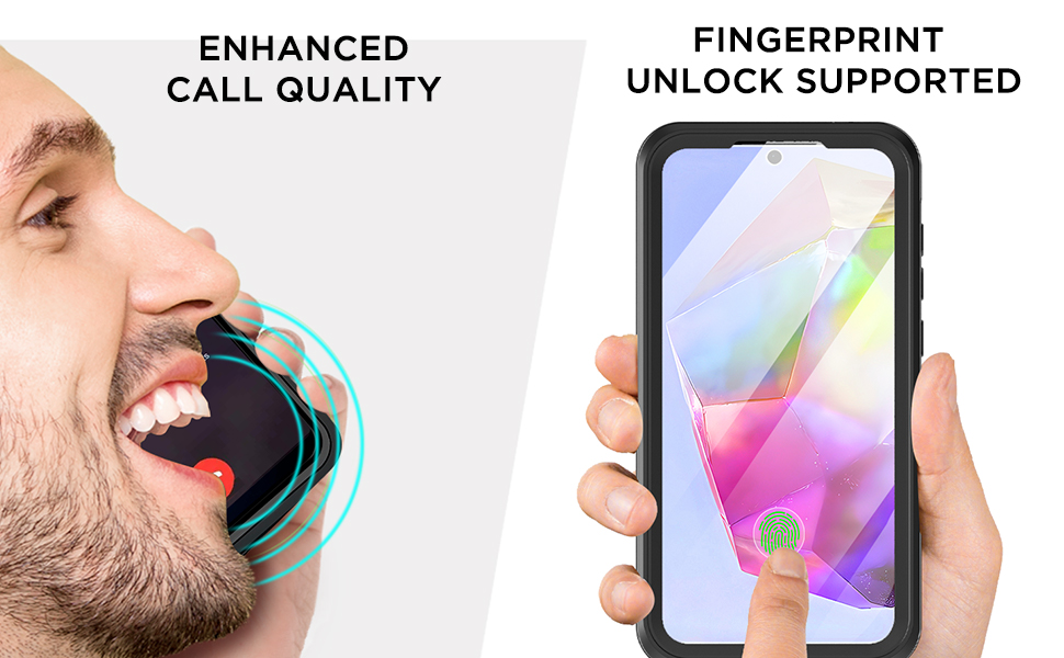 Samsung Galaxy A35 5G Case Built-in Screen Protector