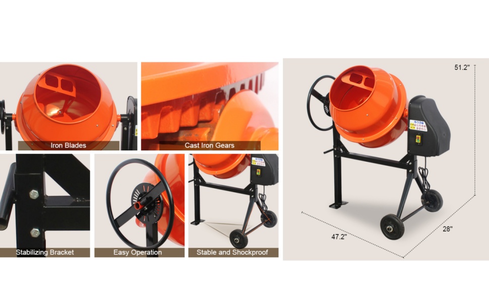Electric Cement Mixer Machine