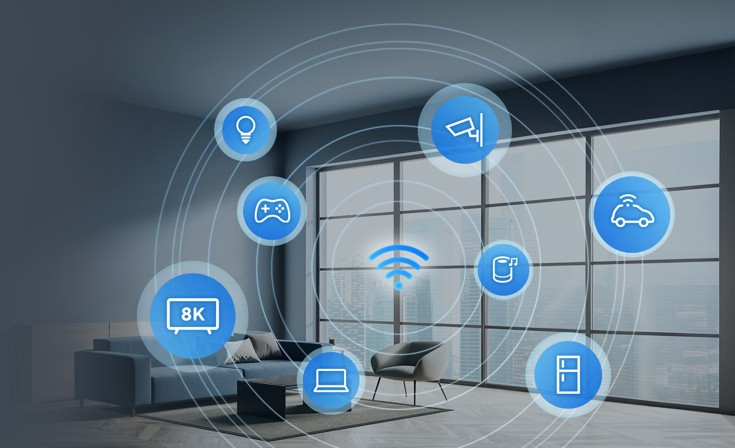 ASUS RT-BE55 Dual-band WiFi 7 (802.11be) Smart AiMesh Extendable Router