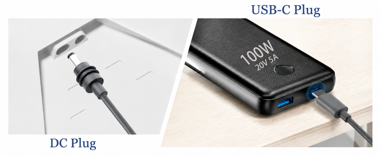 Starlink Mini USB C Cable, USB C to DC Power Cable 100W Starlink Mini Cable 18AWG USB Type C to DC P
