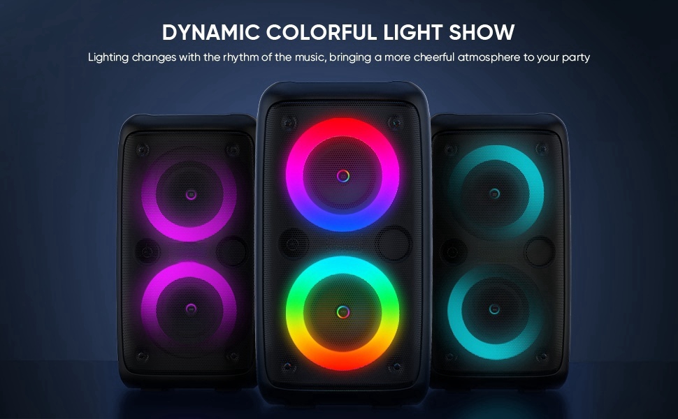DYNAMIC COLORFUL LIGHT SHOW