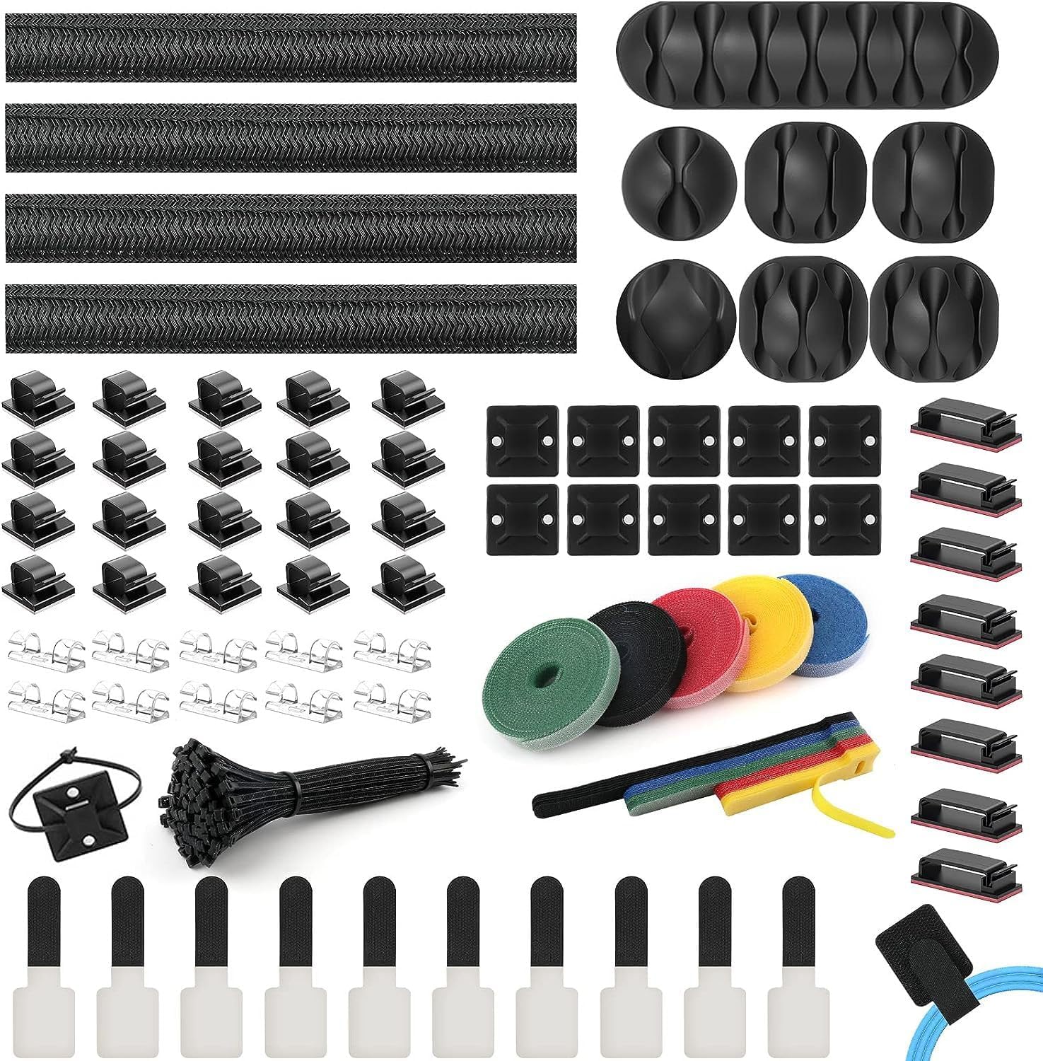 Bailink 204PCS Cable Management Kit