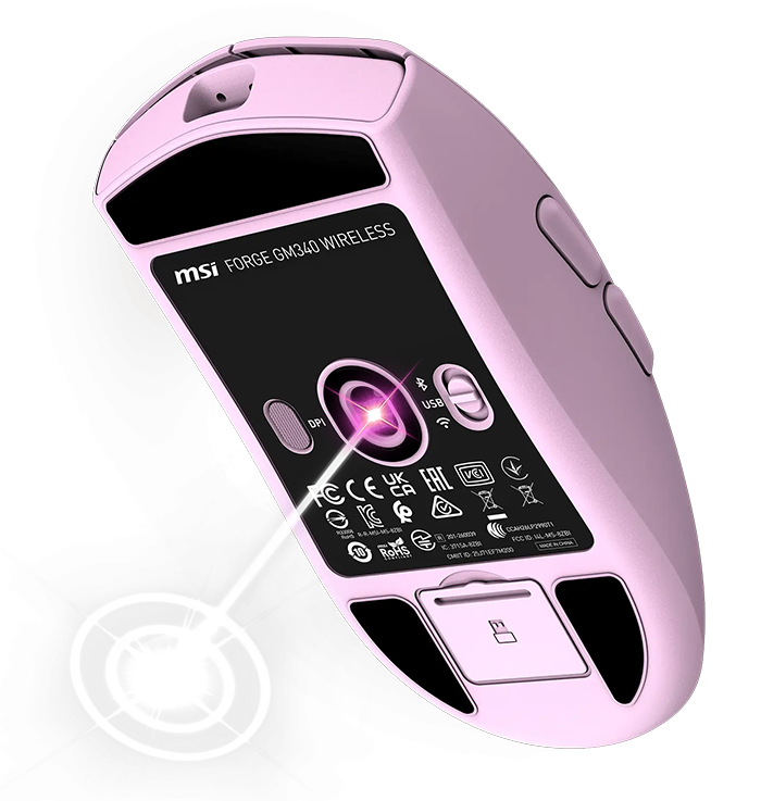 MSI FORGE GM340 Wireless Gaming Mouse