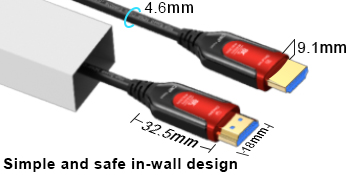 Simple and safe in-wall design