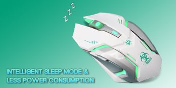 Automatically enter into the sleep mode and lights go out (if used with lights on) when not in use f