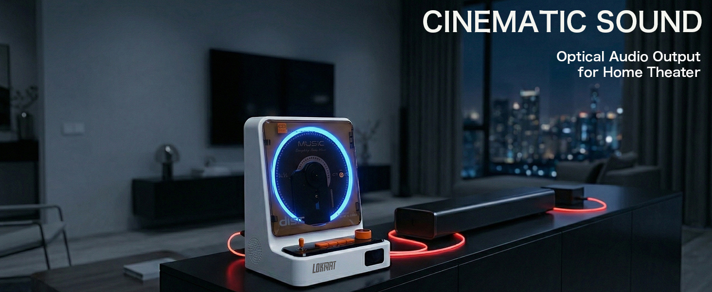Built-in stereo loudspeaker