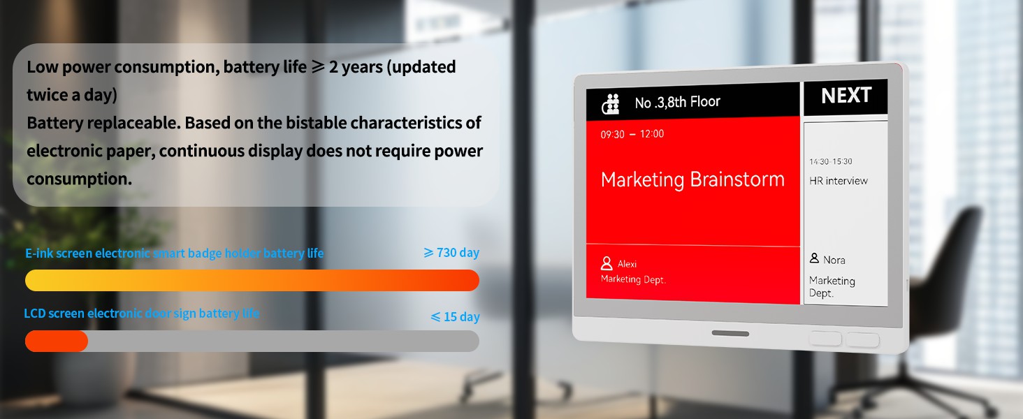 E-Ink Smart Door Sign