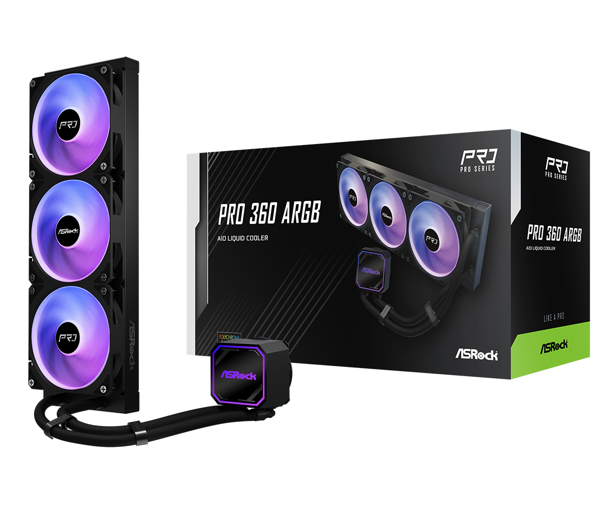 ASRock PRO 360 ARGB AIO Liquid Cooler