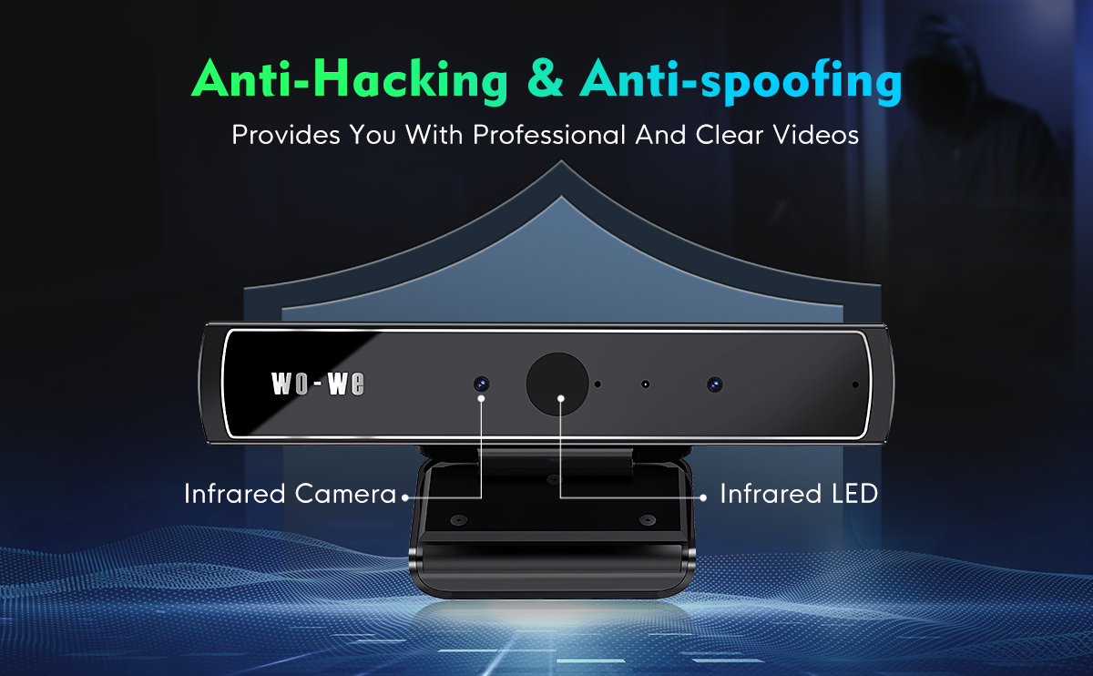 wowe Windows Hello Face Recognition cam for Instant Login with