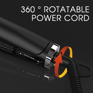 360° rotatable power cord