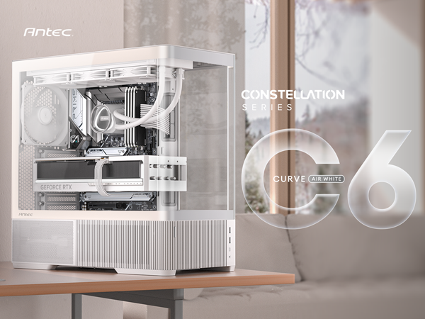  Antec C6 Curve Air White Mid-Tower Case