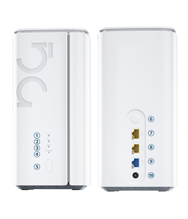 UOTEK Portable 5G WiFi CPE Router 5G WiFi 6 802.1ax LTE Wireless