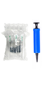 wine bottle projectors shipping packaging air pillows dunnage void fill air bags