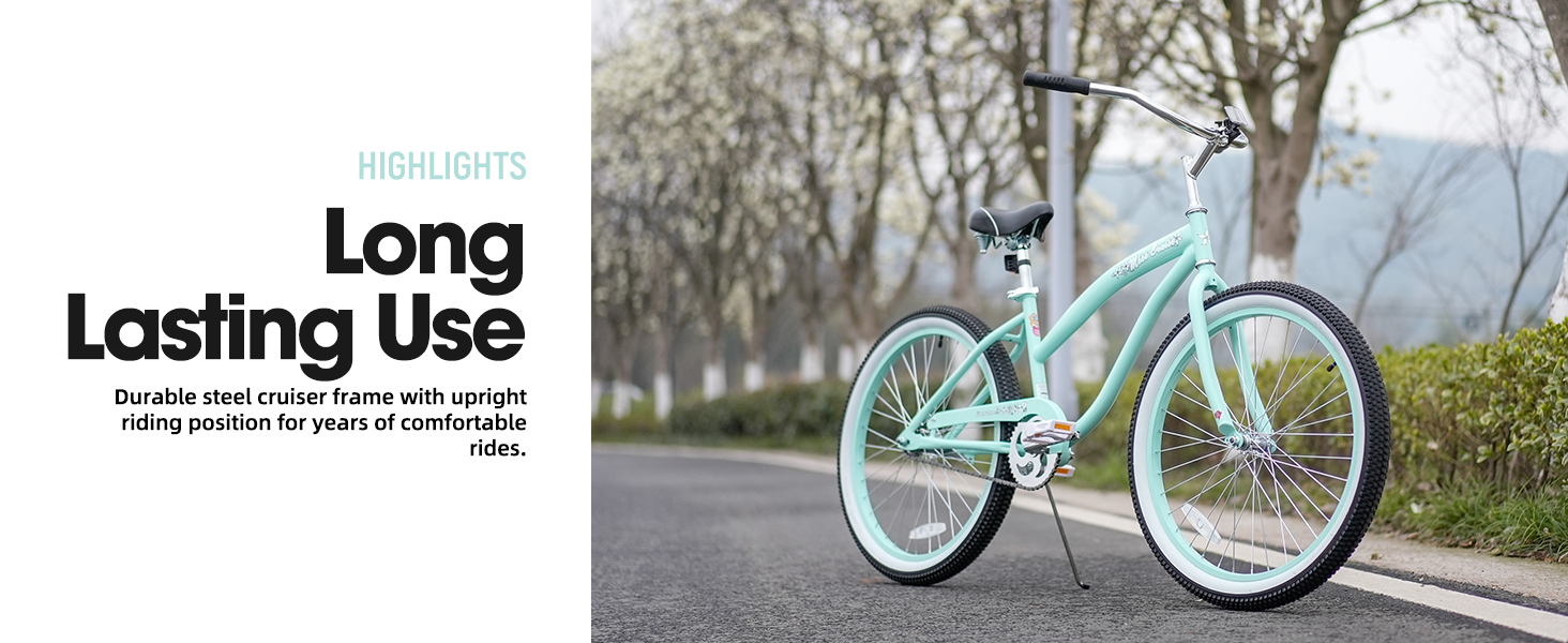 cruiser bike beach cruiser comfort bike classic bicycle retro bike men women womens mens adult kids