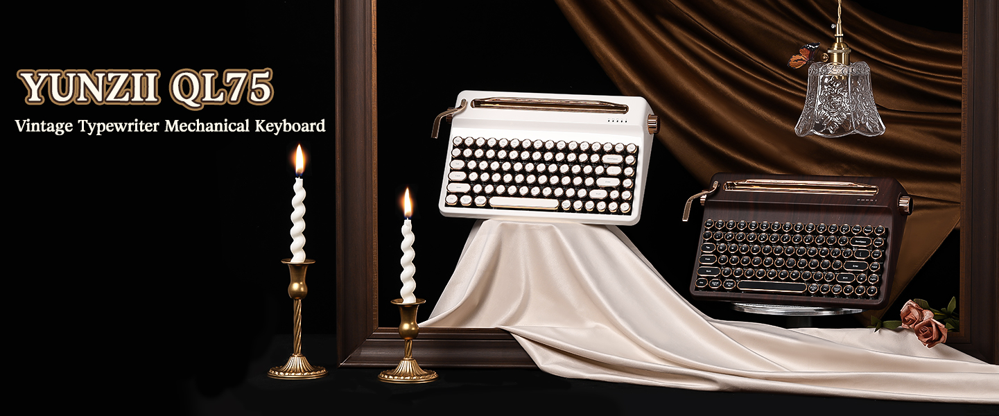 YUNZII QL75 Retro Mechanical Keyboard