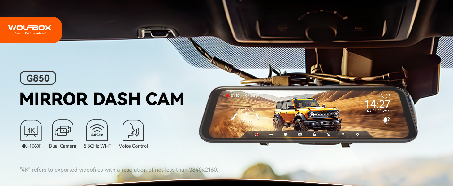4K dash cam