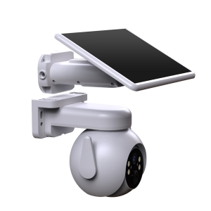 inLifeCam 3.0MP Tuya Smart APP Outdoor Pan Tilt PTZ Battery Solar Panels Full Color Night IP Camera