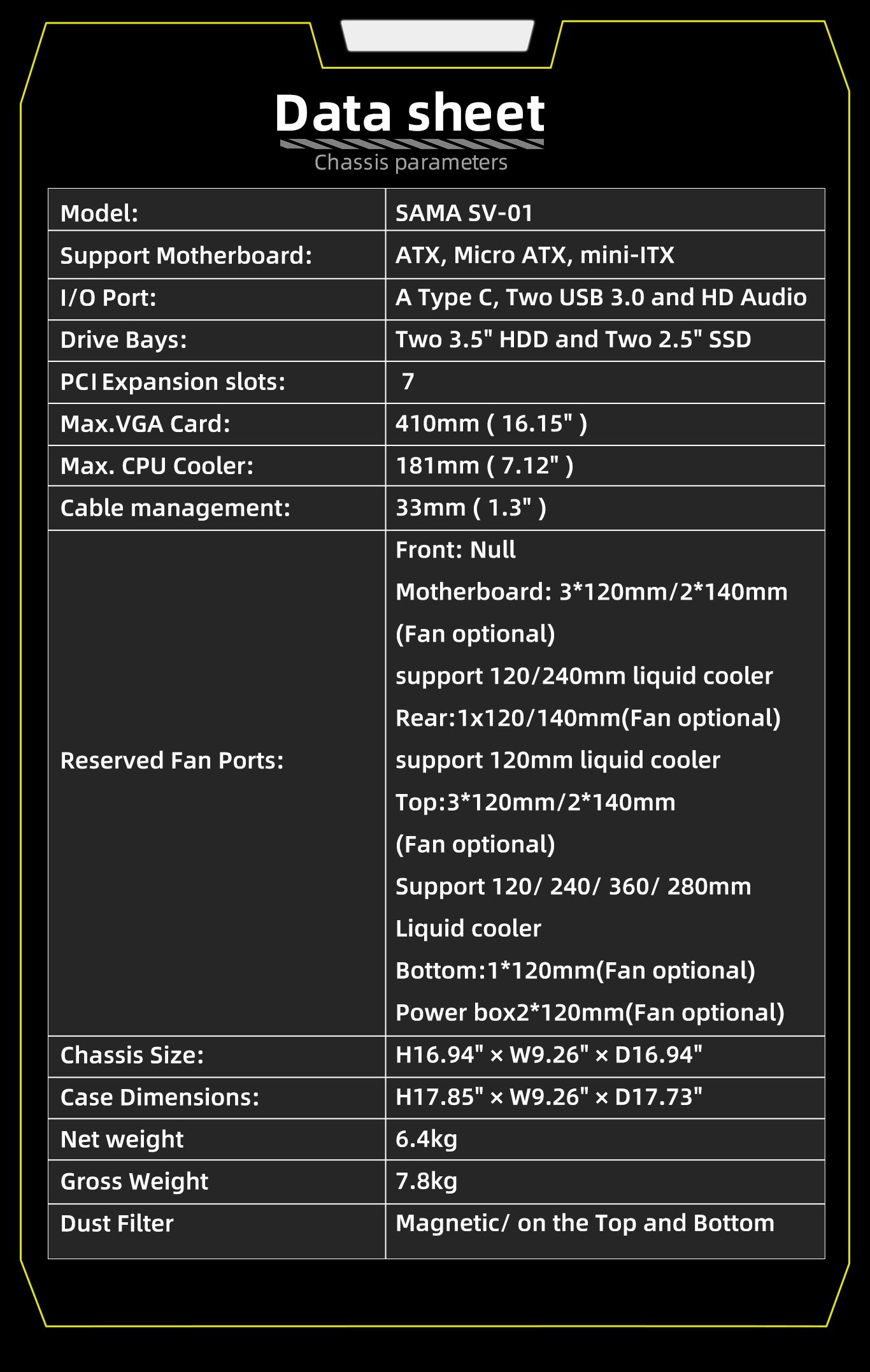 atx case pc case computer case