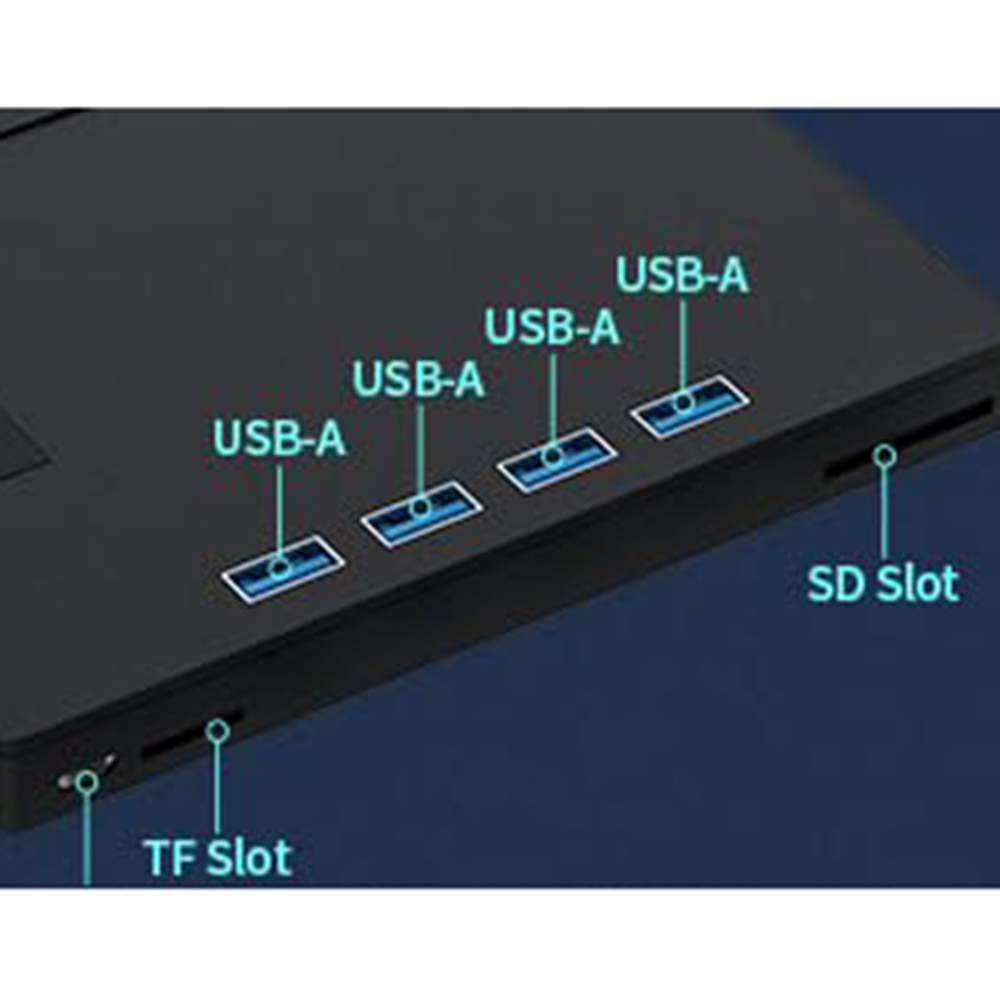 Our portable DVD player is not only a CD/DVD readerr. (SD card and TF card are not used at the same