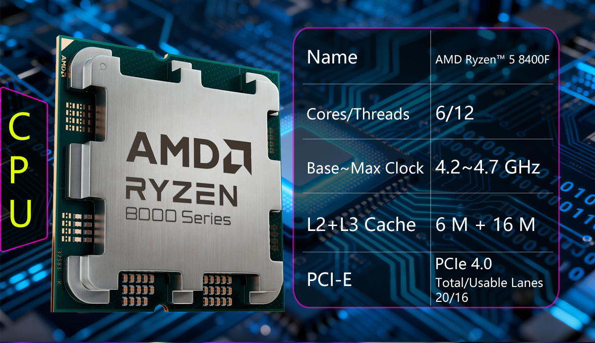 AMD Ryzen 5 8400F Processor