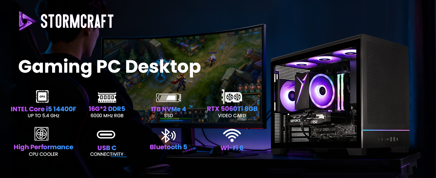 STORMCRAFT SIRIUS SI1440FCB-56TN1 Gaming PC