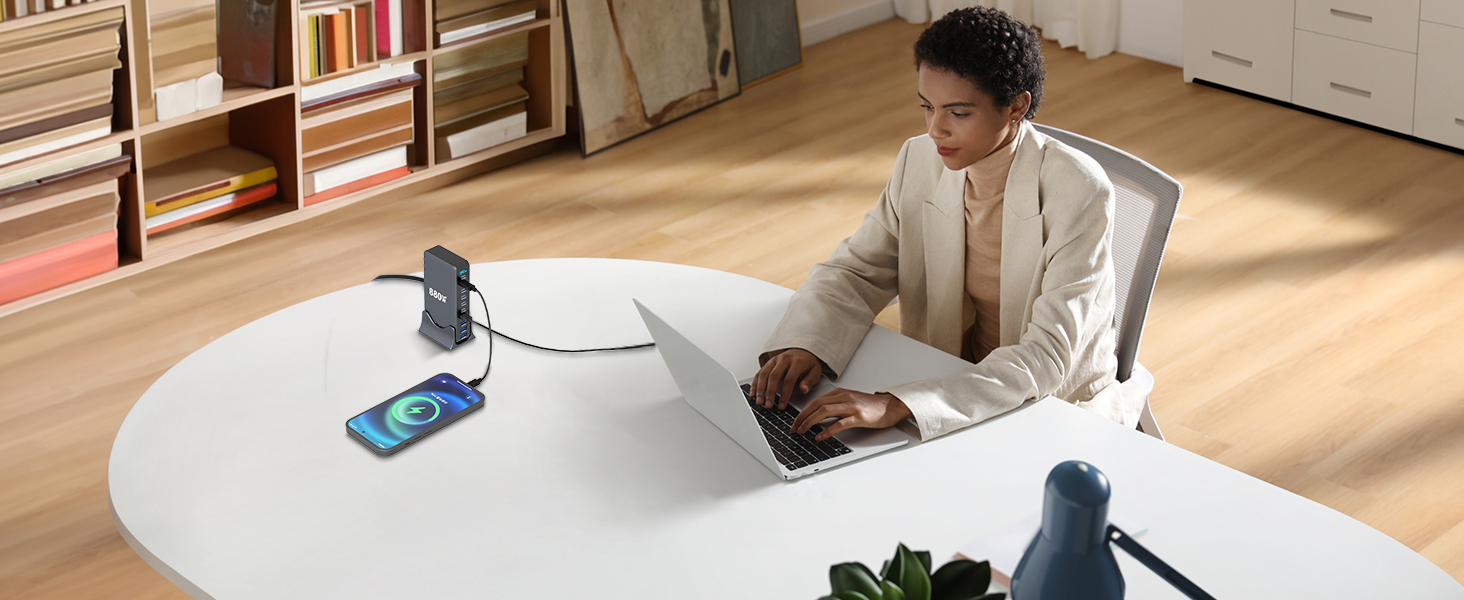 Simply connect your devices and let our safety-engineered charging system do the work