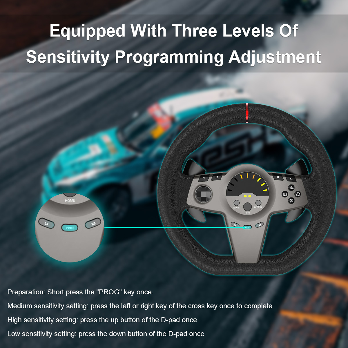 Equipped With Three Levels Of Sensitivity Programming Adjustment