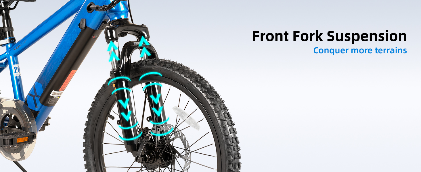 Ebike electric bike electric bicycle electric mountain bike boys girls children 20inch