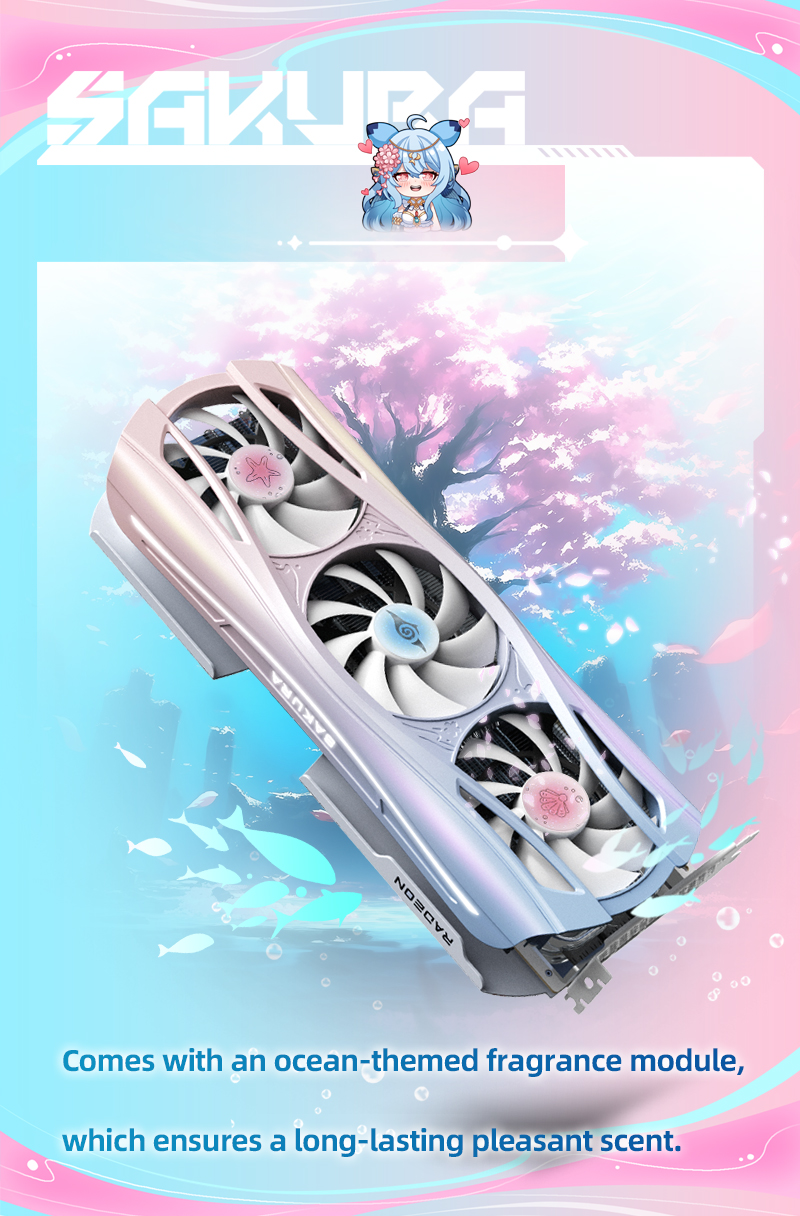 Yeston Atlantis Radeon RX 9070 XT 16G GDDR6 256bit 4nm Desktop