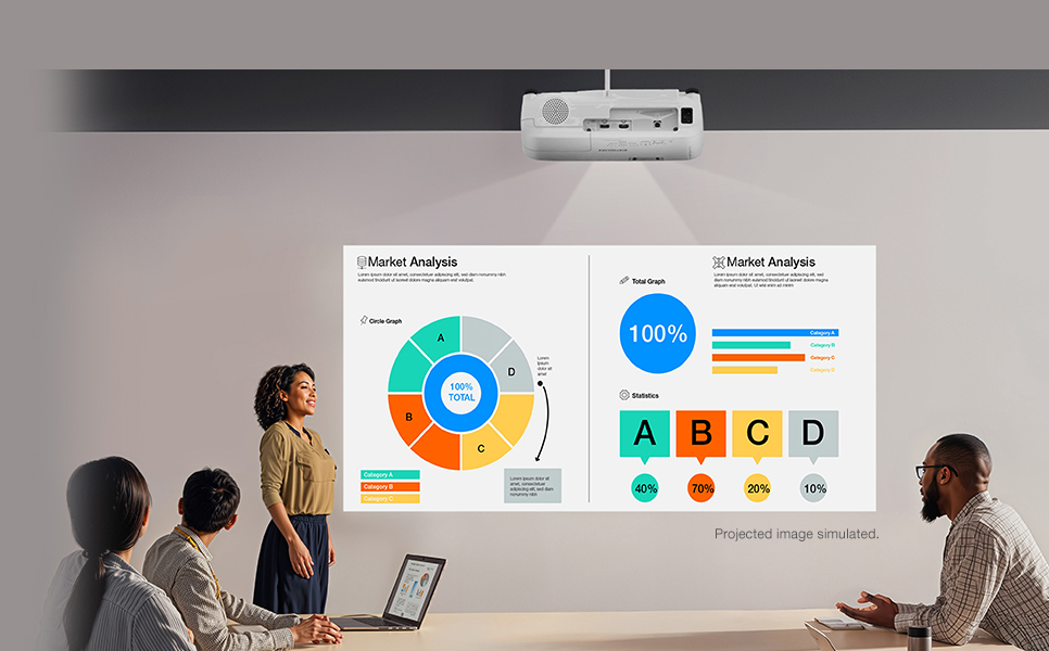 EPSON EX3290 4000-Lumen WXGA 3LCD Projector (V11HB57020) - White 