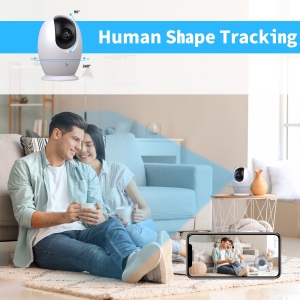 inLifeCam Tuya Smart APP 3.0MP Indoor WIFI PTZ Camera One Key Calling Pan Tilt Smart IP Camera