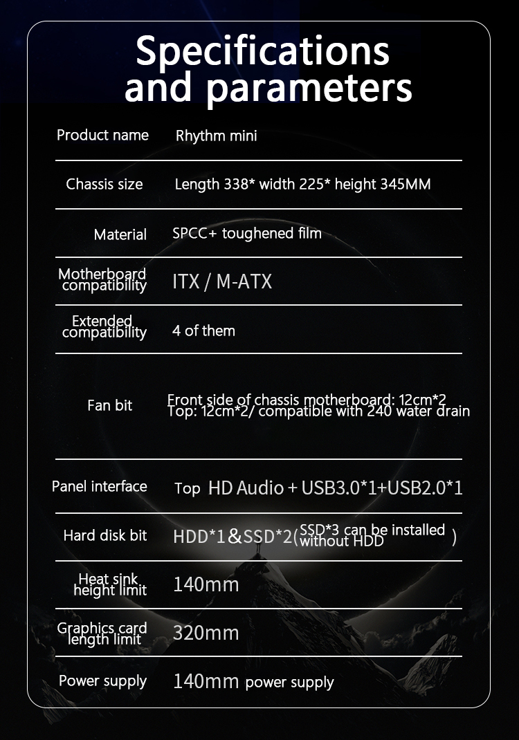 Product parameter