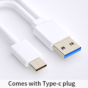 External Blu-ray Drive, BD Player with Read/Write Capability Portable Blu-ray CD/DVD Drive Burner wi