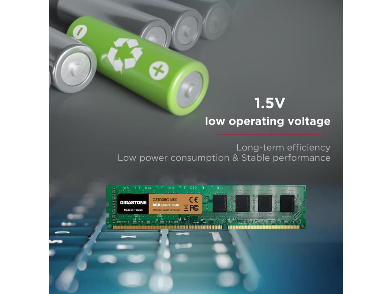 1.5V LOW OPERATING VOLTAGE