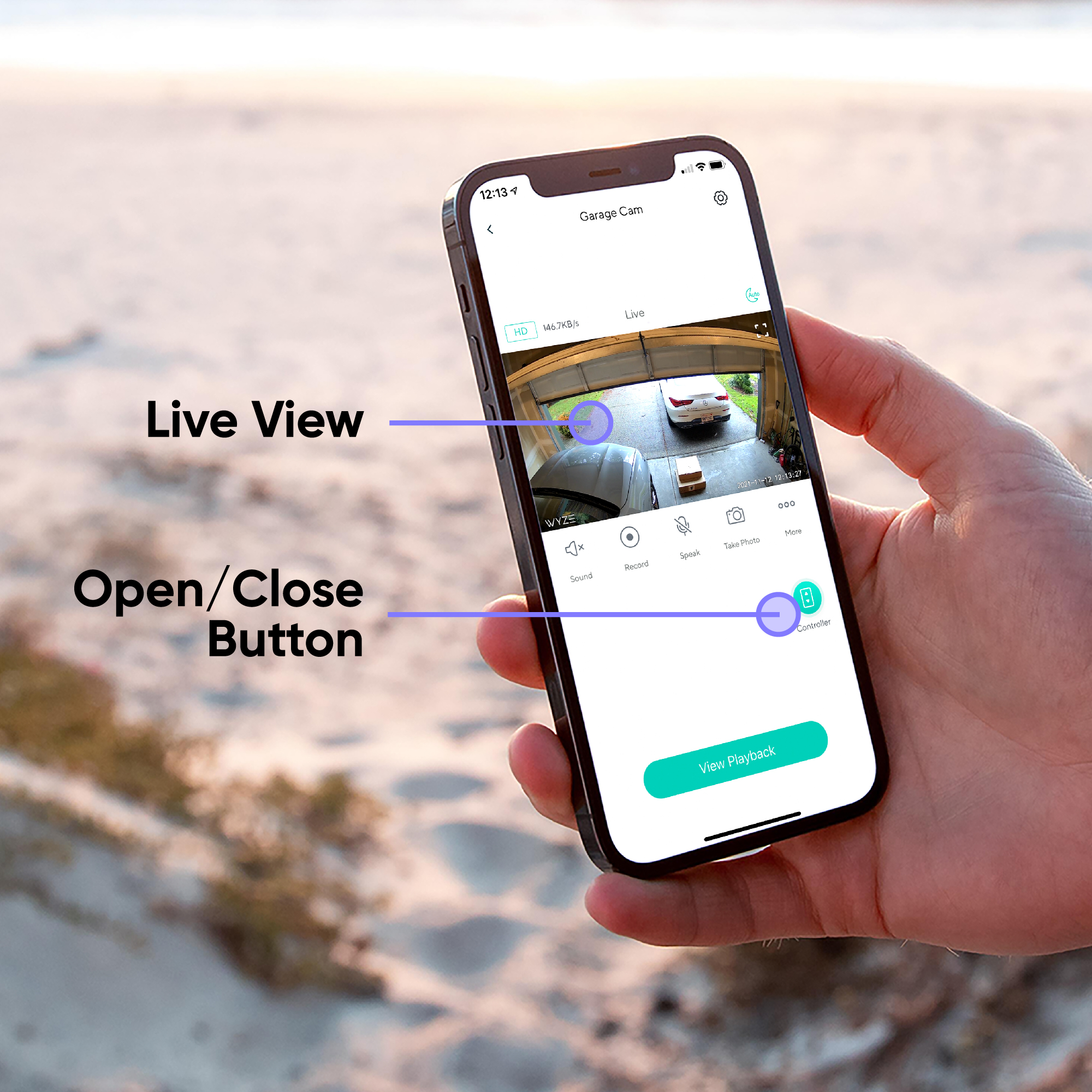 Wyze Garage Door Controller Remote Controlling