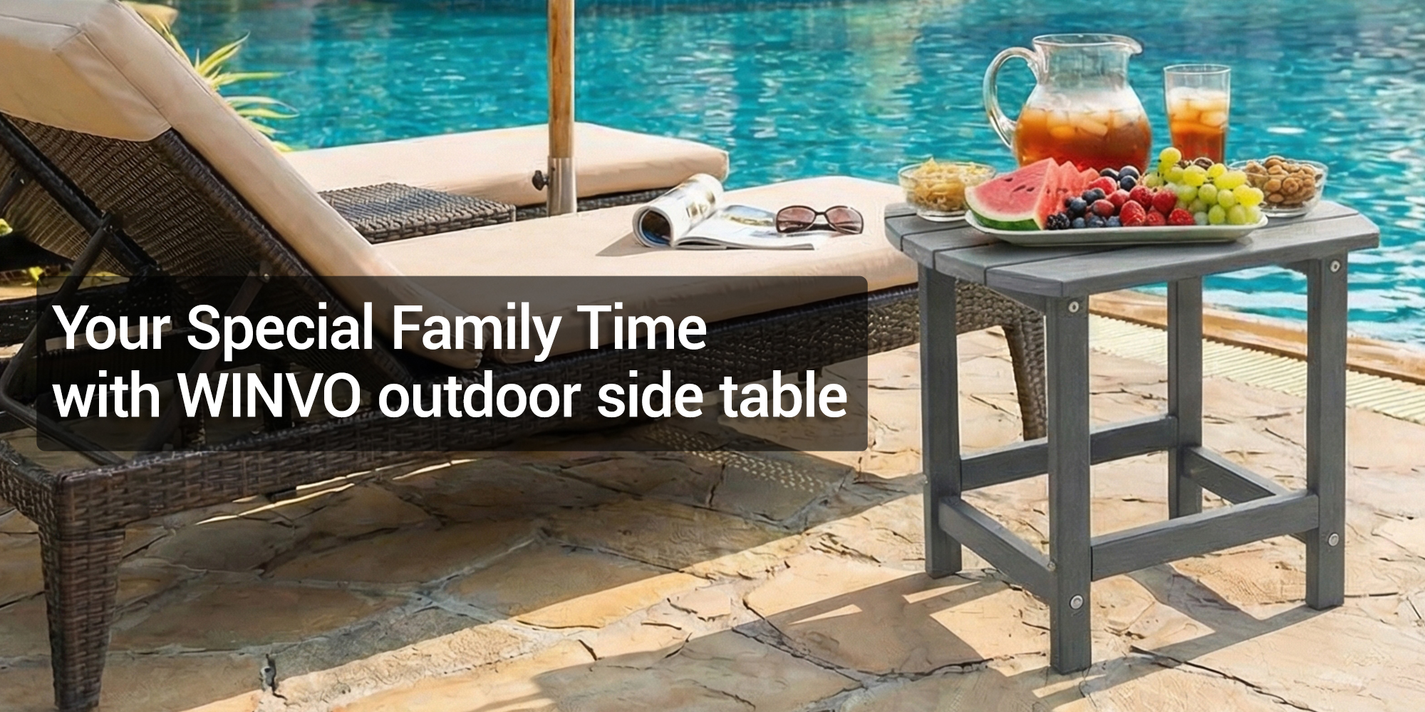 OUTDOOR SIDE TABLE