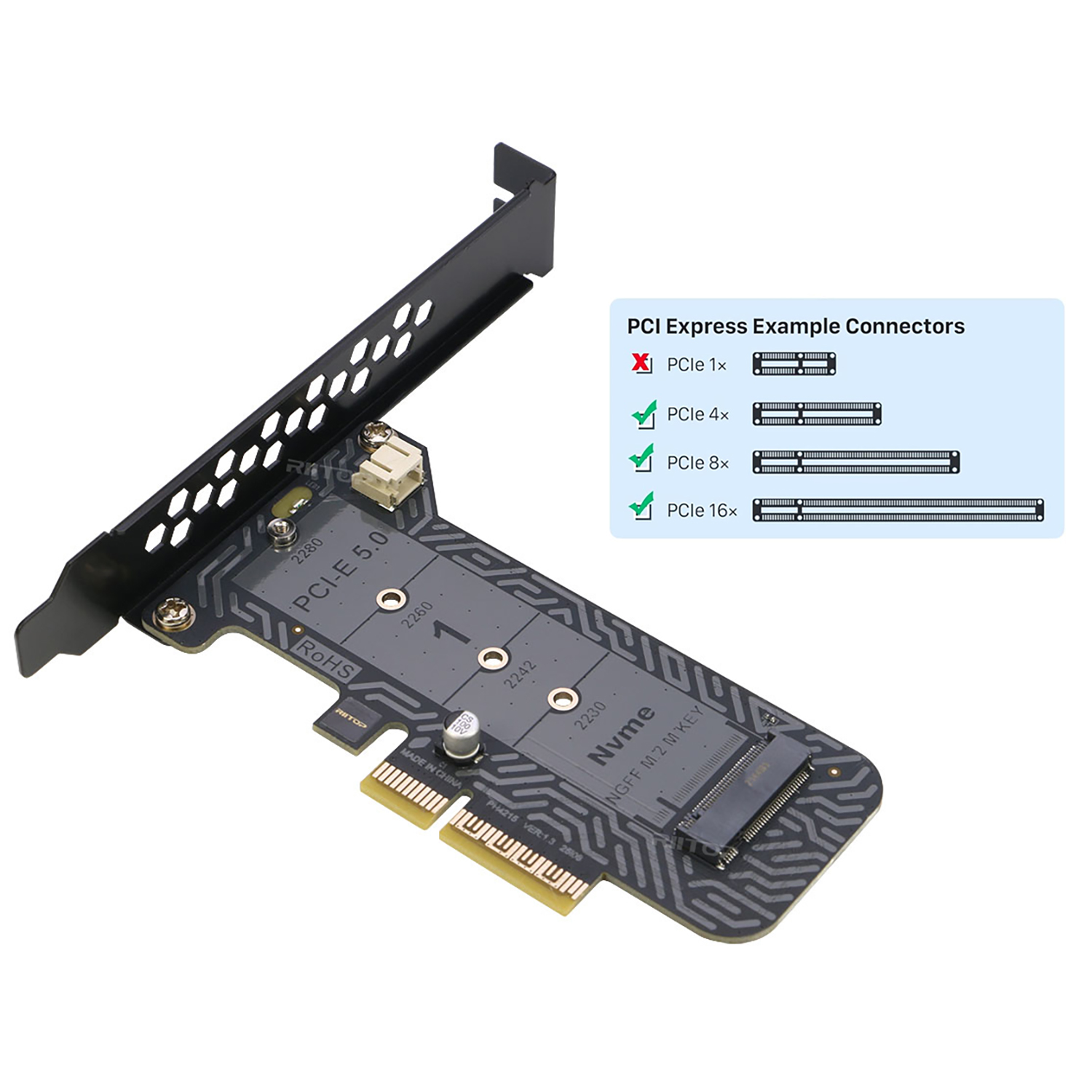 nvme to pcie adapter converter