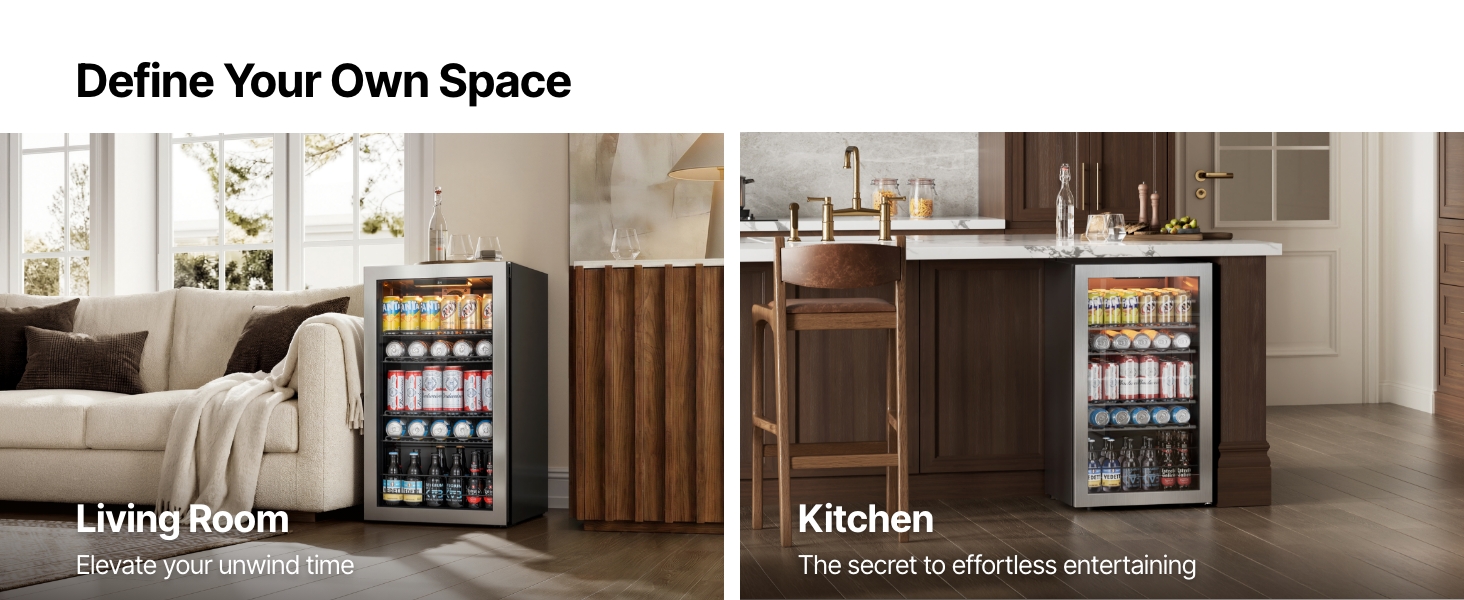 freestanding or under counter installation for home kitchen