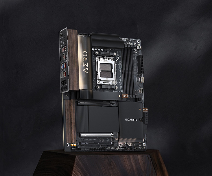 GIGABYTE X870E AERO X3D DARK WOOD AMD AM5 ATX Motherboard