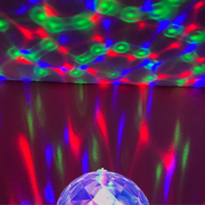 LED Rotating Light Lighting Full Color Disco Party Crystal Ball Lights  Effects